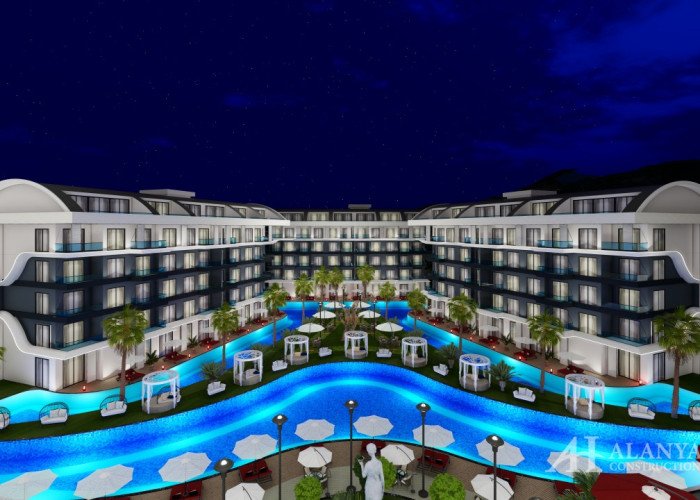 APARTMENTS IN SERDAR UYGUN PREMIUM RESIDANCE OBA ALANYA TURKEY BUY SELL RENT