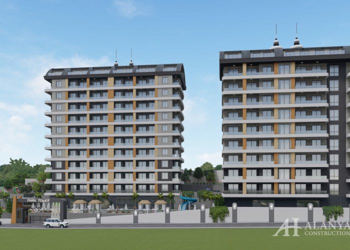 Park Tower Avsallar Alanya Antalya Türkiye Fotoğraf satışı deniz manzaralı yenilenmiş bir müteahhitt