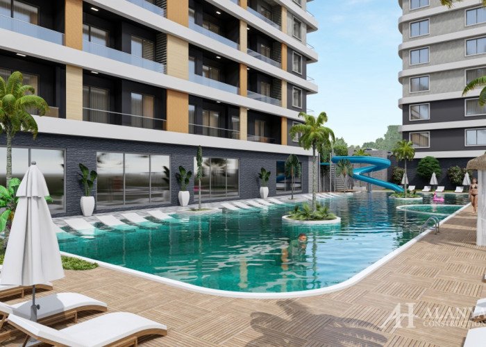Park Tower Авсаллар Алания Анталия Турция Фото продажа покупка мебелированная квартира жилье в расср