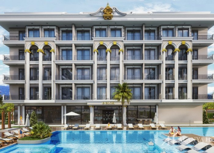Voyage Deluxe Haluk Bey Begon Oba Alanya Antalya Türkiye deniz manzaralı yenilenmiş bir geliştiricid