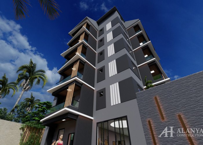 Apartments fo sale rent buy in Dom Na More Residence Avsallar Alanya Antalya Turkey