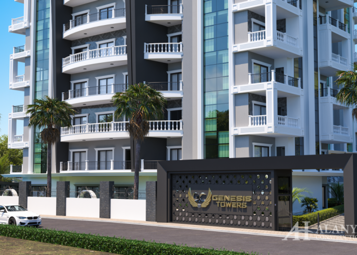 APARTMENTS IN GENESIS TOWERS CENTER ALANYA ANTALYA TURKEY BUY RENT SELL