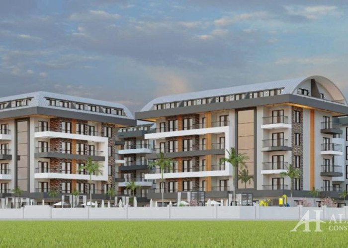 Продается квартира 1+1 в комплексе Sea Pearl в Оба Аланья Анталия Турция