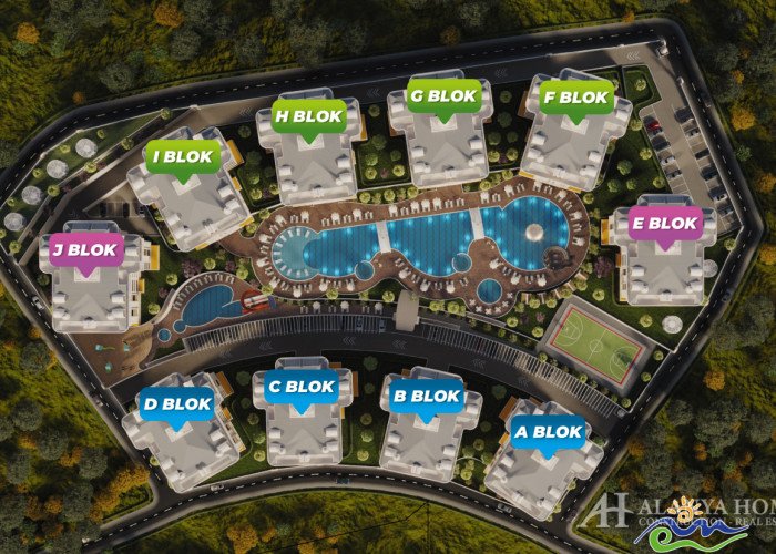 Квартиры для продажи в MevaCity Residence Ciplakli Алания Анталия Турция