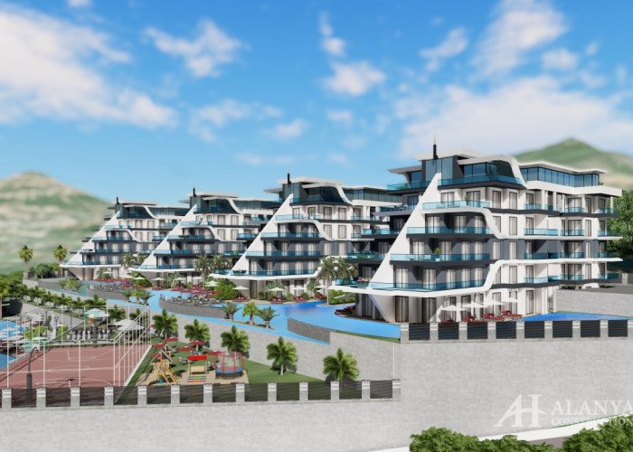 APARTMENTS IN SERDAR UYGUN PREMIUM RESIDANCE OBA ALANYA TURKEY BUY SELL RENT