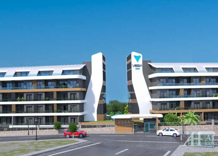 Apartments for sale in Vega Icon Residence Oba Alanya Antalya Turkey