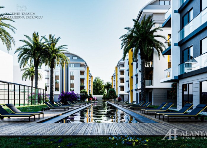 Продажа квартир в Nirvana Sea Side Okurcalar Аланья Анталия Турция