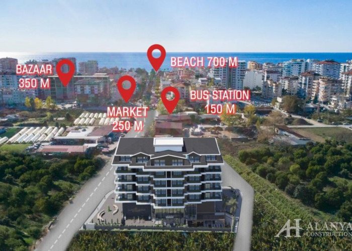 APARTMENTS IN FLORA CORNER MAHMUTLAR ALANYA TURKEY buy sell rent