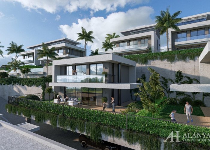 LE JARDIN VILLAS BY GOLDCITY KARGICAK ALANYA ANTALYA TURKEY SELL BUY RENT