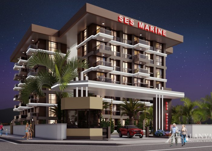 Apartments for Sale in Ses Marine Gazipasa Alanya Antalya Turkey