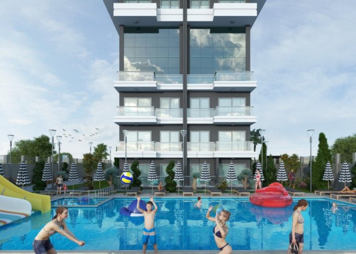 Panorama Loft Kestel Alanya Antalya Turkey purchase sale property of a furnished one-bedroom apartme