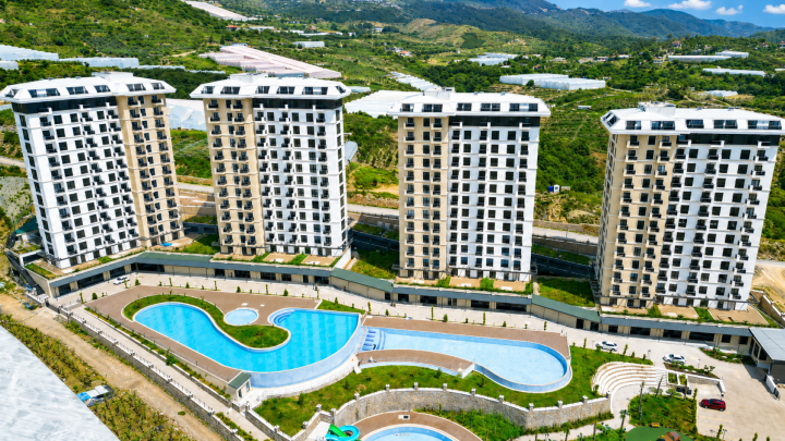 Квартира 2+1 у Mahmutlar в Exodus Resort Comfort City