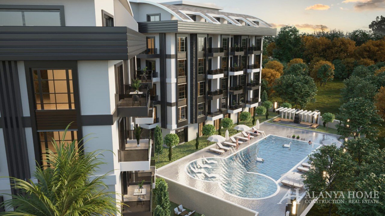 ألتينباس أوبا ألانيا أنطاليا تركيا شراء عقار بيع شقة مفروشة بغرفة نوم واحدة في خطة جديدة تقسيط المشر