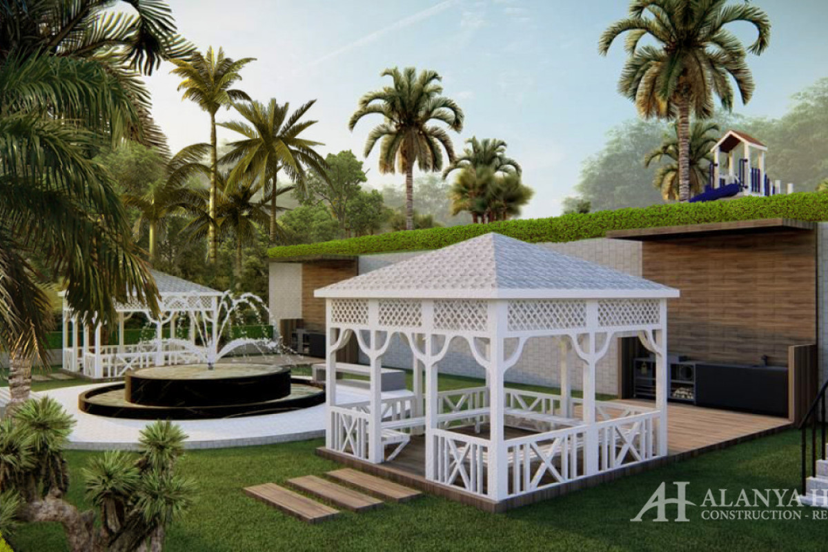 Apartments for sale in Alanya Antalya Turkey in roject Goldas Residence