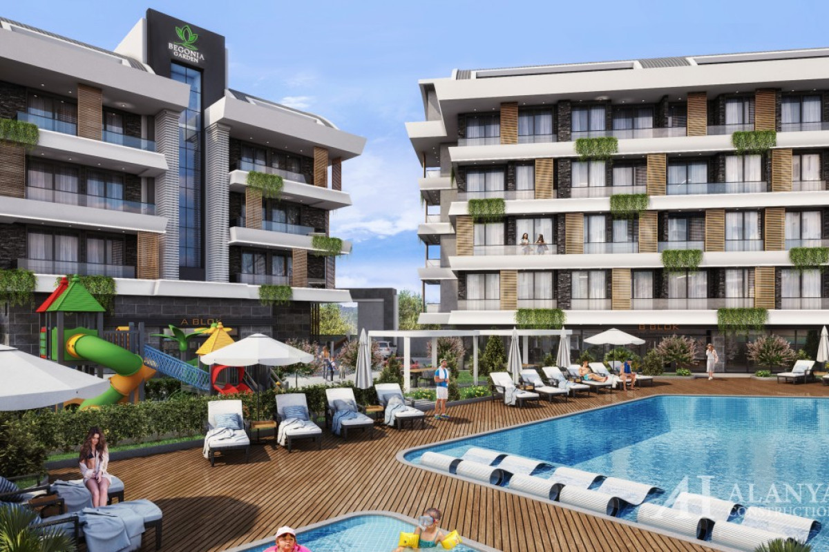 Begonia Garden Haluk Bey Alanya Alanya Antalya Turquie achat vente propriété d’un appartement meublé