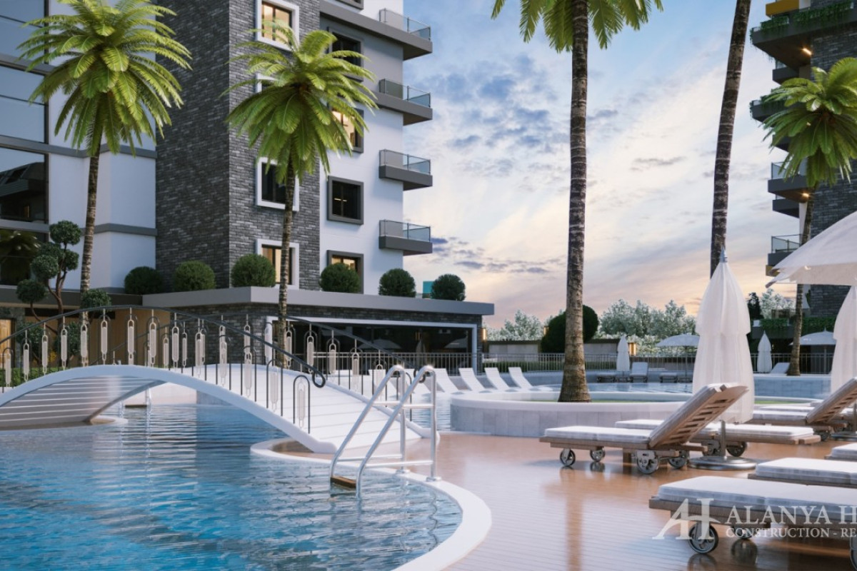 Olive Paradise Avsallar Alanya Antalya Turkey Photo sale buy furnished apartment housing in installm