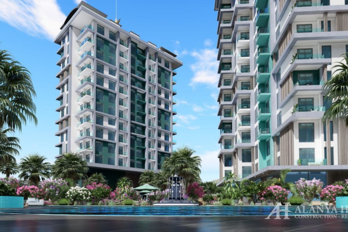 State of Art Mahmutlar Alanya Antalya Turkey purchase sale property of a furnished one-bedroom apart
