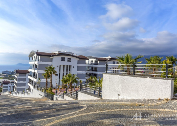 Toprak Panorama Kargıcak Alanya Antalya Türkiye deniz manzaralı yenilenmiş bir geliştiriciden yeni b