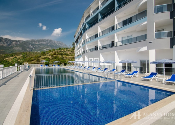 Suit Residence Kargıcak Alanya Antalya Türkiye satın alma yeni bir projede mobilyalı tek yatak odalı