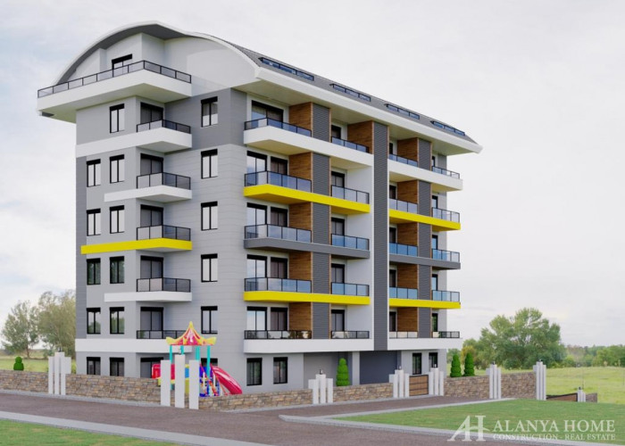 Life Hill Residance Avsallar Alanya Antalya Türkiye satılık müteahhitten yeni binada taksitli daire 