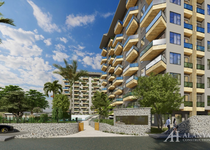 Green Tower Konak Авсаллар Алания Анталия Турция Фото продажа покупка мебелированная квартира жилье 