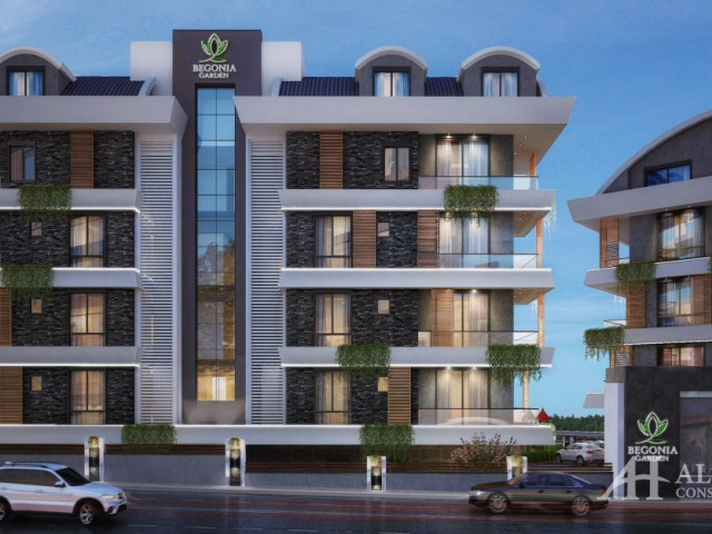Begonia Garden Haluk Bey Oba Alanya Antalya Turkey purchase sale property of a furnished one-bedroom