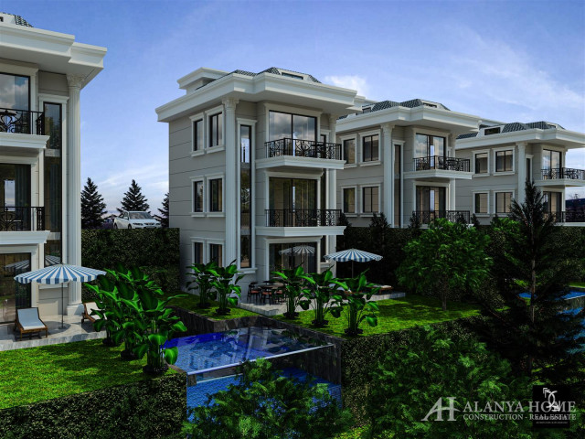 Виилы и апартаменты на продажу в Sun Villa Garden в Кестел Аланья Анталия Турция