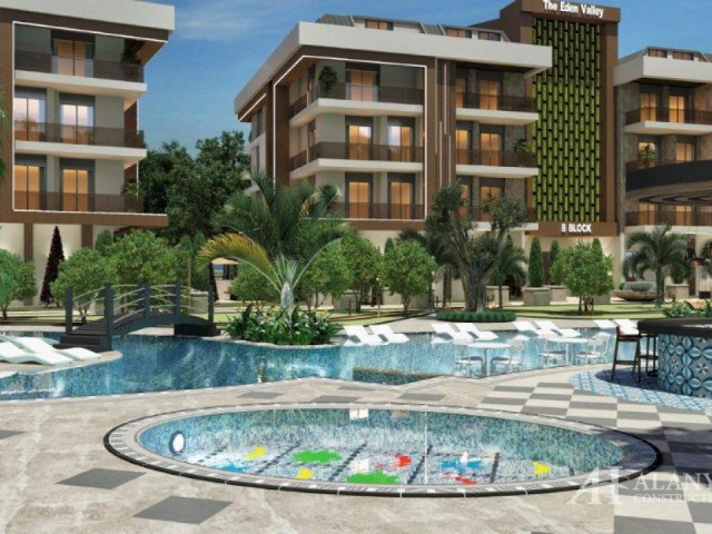 Das Eden Valley Oba Alanya Antalya Türkei Kauf Verkauf Eigentum einer möblierten Einzimmerwohnung in