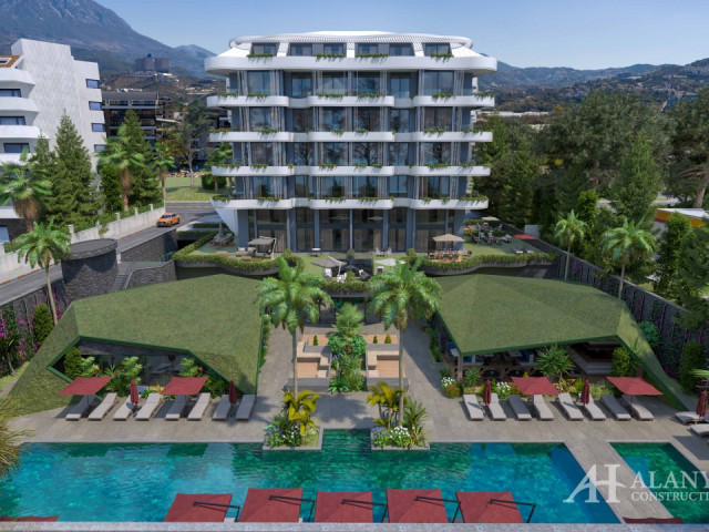 Nordic Art Kargicak Alanya Antalya Turkey purchase sale of a furnished one-bedroom apartment in a ne