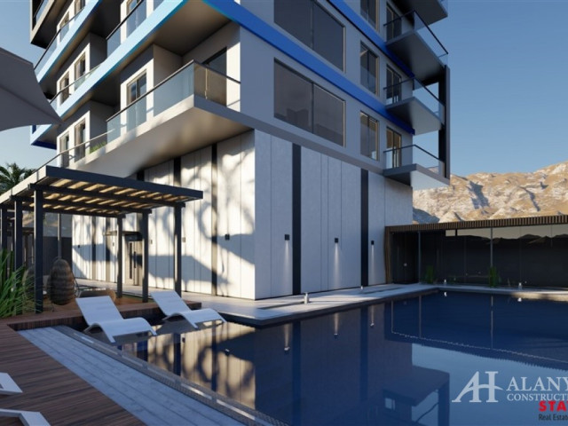Exodus City Residence Kargicak Alanya Antalya Türkei Kauf Verkauf einer möblierten Einzimmerwohnung 